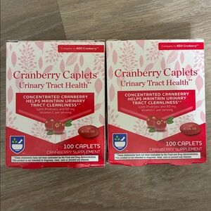 Cranberry Urinary Tract Health helps maintain urinary cleanliness 200 Caplets
